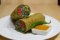 Raw Vegan Wraps with Sweet Potato