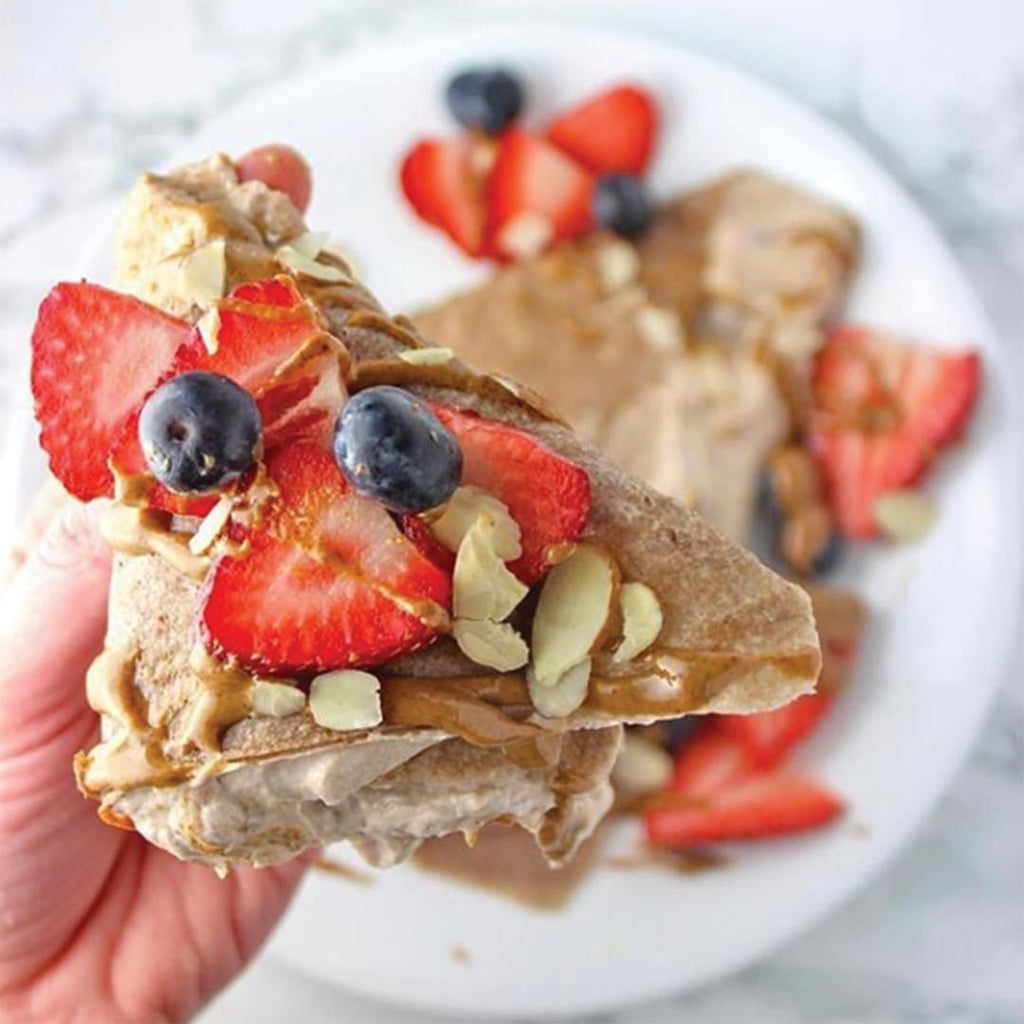 NO BAKE COCONUT WRAPS CHOCOLATE-BLUEBERRY-STRAWBERRY CHEESECAKE