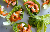 Crunchy Shrimp and Veggie Salad Paleo Tortillas