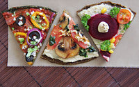 Low Carb Pizza Crust With Caramelized Plum
