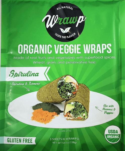 WHOLESALE - Veggie Wraps: Spirulina