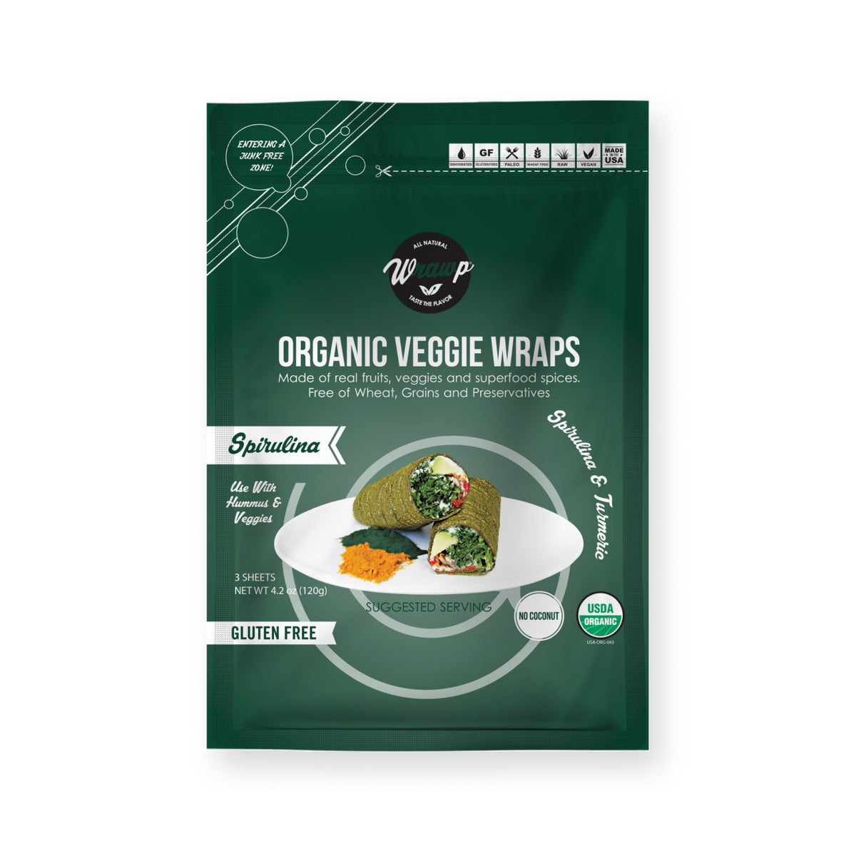 Veggie Wrap: Spirulina