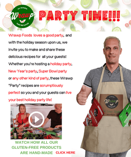 Wrawp "Party Favorites" Recipe Book: Fall/Winter 2019-2020 Edition