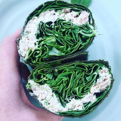 Veggie Wrap: Spirulina