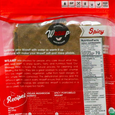 25% Saving! - IMPERFECT Mini Veggie Wrap: Spicy (18 sheets)