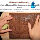 25% Saving! - IMPERFECT Veggie Wraps: Spirulina (12 sheets)