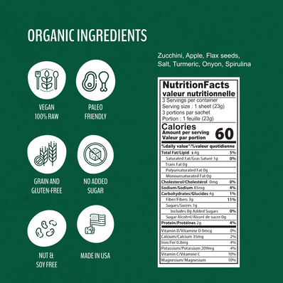 Mini Veggie Wrap: Spirulina