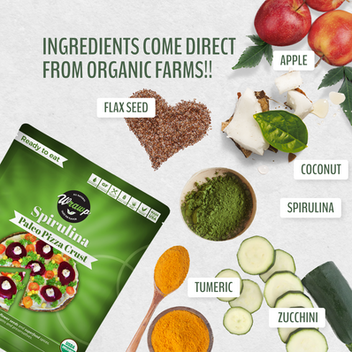 Pizza Crust: Spirulina