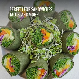 Mini Veggie Wrap: Spirulina