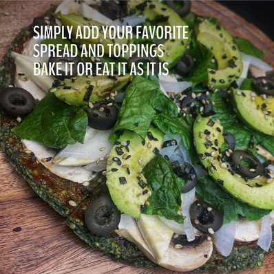 Pizza Crust: Spirulina